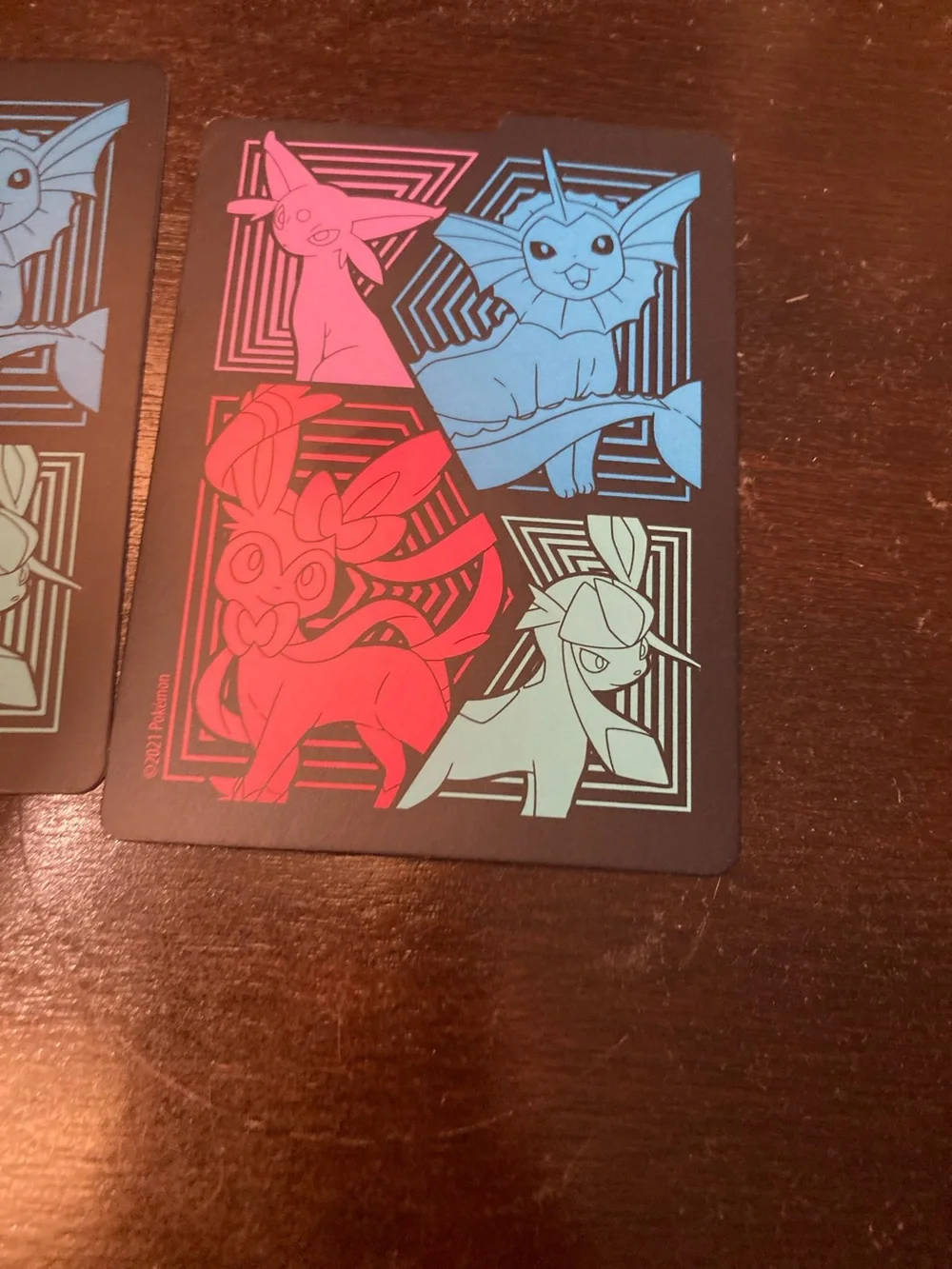 Pokemon Eeveelutions Neon Sleeve Set - Pink Blue Mint